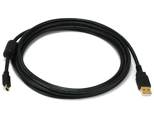USB 2.0 Cable 3m Black USB A to Mini-USB B 0.48 Gbit/s