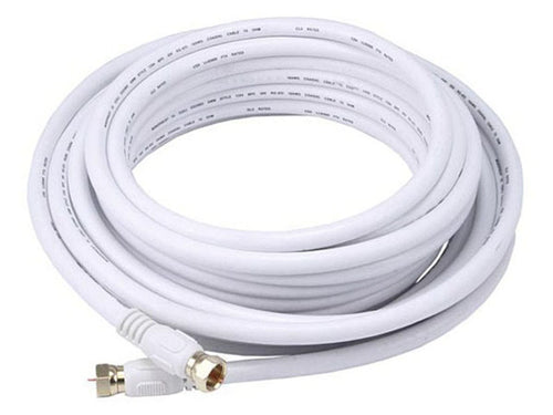 Coaxial Cable Monoprice 4060 7.62m F to F White Audio Video