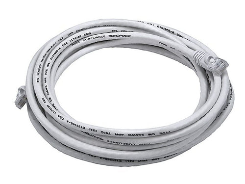 Cat5e Networking Cable 4.3m U/UTP RJ-45 White Monoprice