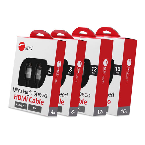 HDMI Cable 1.22m Type A for High-Definition Video and Audio - Black