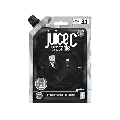 Juice JUI-CABLE-TYPEC-TYPEC-1M-RND-BLK USB cable