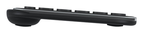Wireless Bluetooth Mini Keyboard QWERTY Scissor Switch Graphite