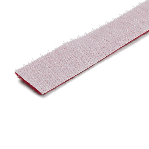 StarTech.com HKLP25RD 7,6 m rotes, verstellbares Nylon-Kabelband zur Kabelorganisation