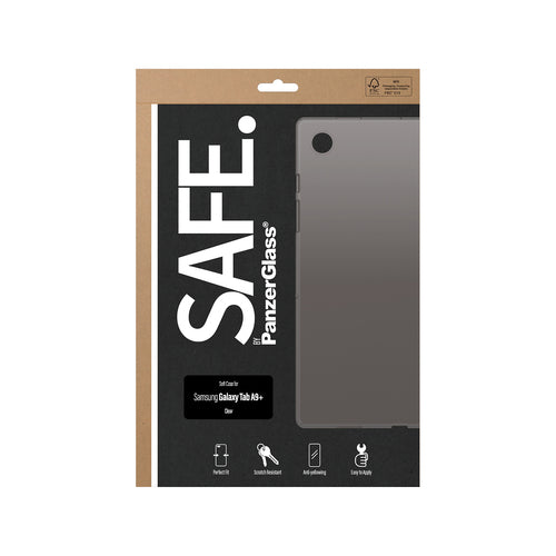 PanzerGlass SAFE. by ® TPU Case Transparent Samsung Galaxy Tab A9+ mobile phone case