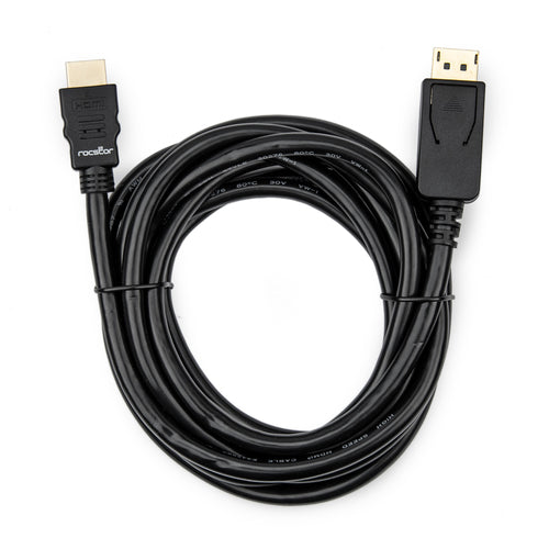 Video Cable Adapter Rocstor DisplayPort to HDMI 3m Male-Male