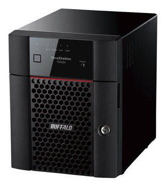 Buffalo TeraStation TS3430DN NAS – AL-524 Prozessor, 2 GB DDR4-Arbeitsspeicher, Desktop-Netzwerkspeicher