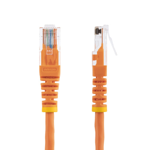StarTech.com Cat5e Patchkabel 4,5 m - Orange - Netzwerkkabel mit RJ45-Anschlüssen