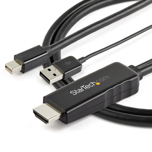 StarTech 1,8m HDMI auf Mini DisplayPort Adapter - 4K 30Hz - USB Stromversorgung