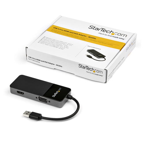 USB-Grafikadapter StarTech.com 4K HDMI VGA Dual-Monitor Externe Grafikkarte