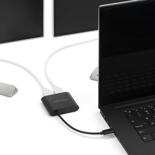 Kensington K38286WW USB-C auf Dual HDMI Adapter - 3840 x 2160, Schwarz