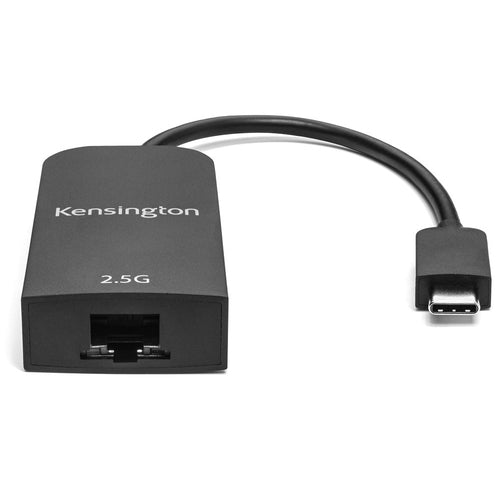 Kensington K38285WW USB-C zu 2.5G Ethernet Adapter - Kabelgebundener Ethernet Konverter, 2500 Mbit/s, Schwarz