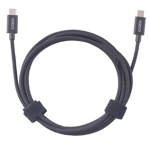 USB C Cable 1.8m CODi Black High-Speed Data Transfer
