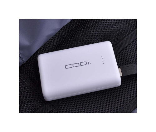 Power Bank CODi 10000mAh Lithium-Ion Portable Charger White