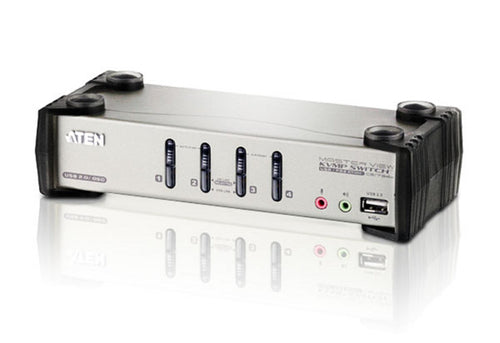 ATEN CS1734B KVM-Switch – 4 Ports, 2K Ultra HD Auflösung, Rackmontierbar