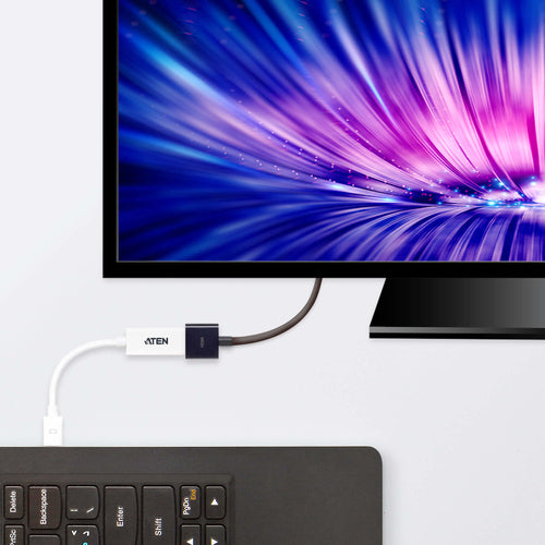Mini DisplayPort-zu-HDMI-Video-Kabeladapter ATEN VC980 Stecker auf Buchse