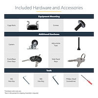 StarTech.com RK1536BKF rack cabinet