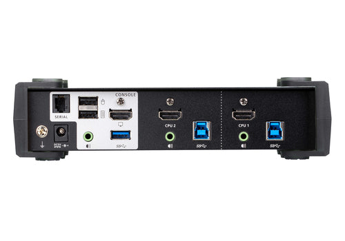 KVM Switch ATEN CS1822 4K Ultra HD 4096x2160 Compact Black