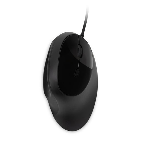 Kensington Pro Fit Ergo Kabelgebundene Maus – Rechtshänder, USB Typ-A, 3200 DPI, Schwarz
