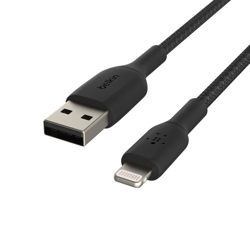 Lightning Cable 2m Belkin USB A Male to Male Black