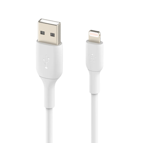 Lightning Cable Belkin CAA001BT1MWH 1m USB A Male to Male White