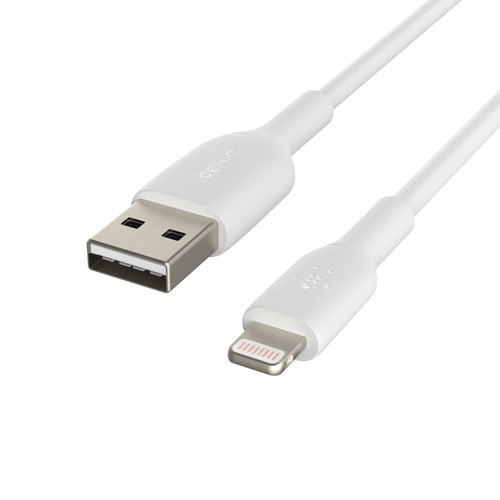Lightning Cable Belkin CAA001BT2MWH 2m USB A Male to Male White
