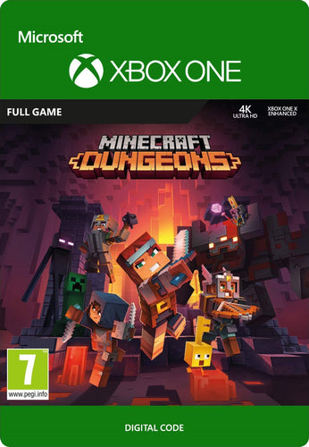 Minecraft Dungeons Xbox One Download E10+ Action-Adventure Game
