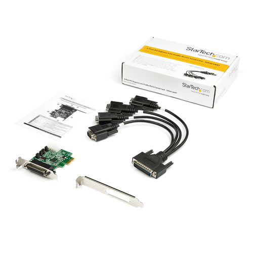 StarTech.com PEX4S953LP interface cards/adapter