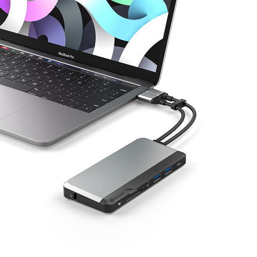 10-in-1 USB-C Super Dock ALOGIC Dual Port Replikator 100W
