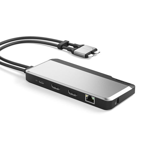 10-in-1 USB-C Super Dock ALOGIC Dual Port Replikator 100W