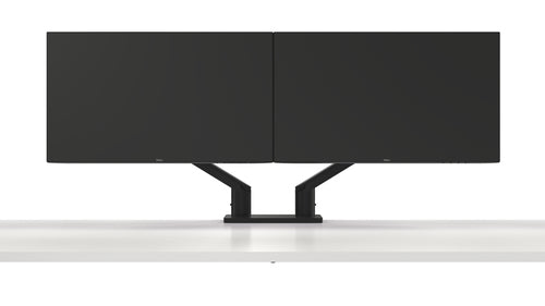 DELL Dual Monitorarm MDA20 – Höhenverstellbar für 19-Zoll- bis 27-Zoll-Monitore – Schwarz