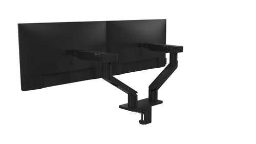 DELL Dual Monitorarm MDA20 – Höhenverstellbar für 19-Zoll- bis 27-Zoll-Monitore – Schwarz