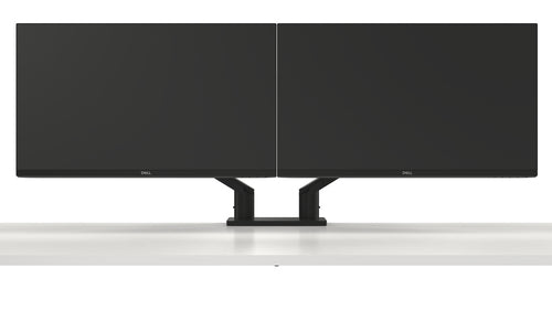 DELL Dual Monitorarm MDA20 – Höhenverstellbar für 19-Zoll- bis 27-Zoll-Monitore – Schwarz