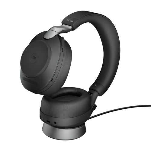 Jabra Evolve2 85 Headset – Link380c MS Stereo – Kabelgebunden & Kabellos – Schwarz