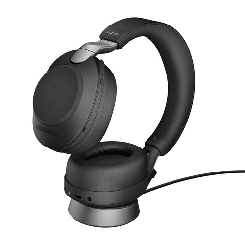Jabra Evolve2 85 Headset – kabellos und kabelgebunden, UC Stereo, Schwarz