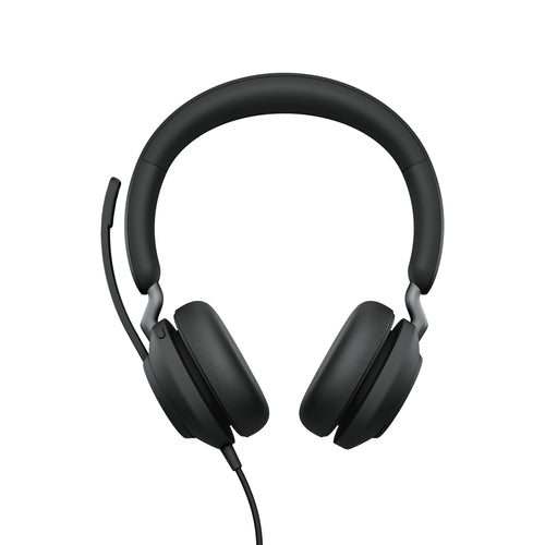 Jabra Evolve2 40 SE Schwarz Kabelgebundenes Headset – USB-C für Anrufe & Musik