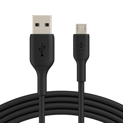 USB Cable Belkin Micro-USB A to USB A 1m Black Charging Data