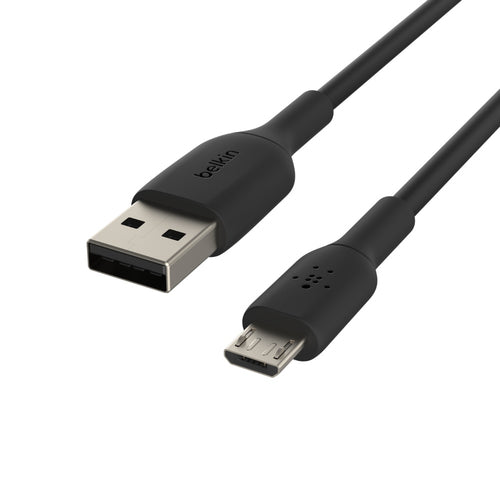 USB Cable Belkin Micro-USB A to USB A 1m Black Charging Data