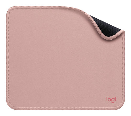 Mouse Pad Logitech Rose Non-slip Base Nylon Polyester Monochromatic