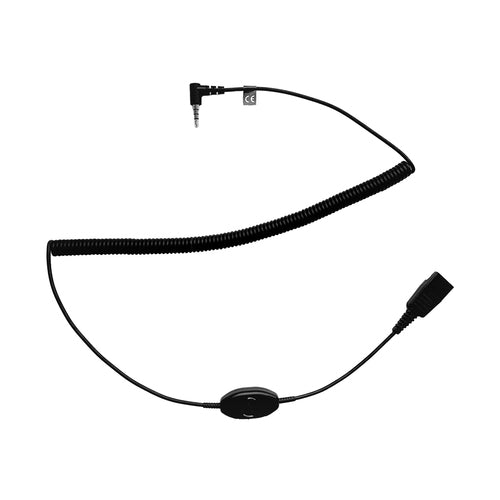 Jabra QD auf 3,5 mm Push-to-Talk-Kabel Schwarz Headset-Zubehör