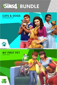 Microsoft The Sims 4 Cats and Dogs PLUS My First Pet Stuff