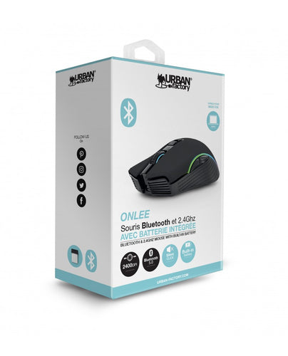 Urban Factory Onlee Ambidextrous Wireless Bluetooth Mouse 2400 DPI