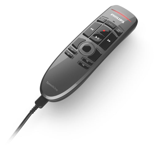 Philips SpeechOne Kabelloses Diktier-Headset, 12 Std. Akkulaufzeit, 70 dB Klarer Klang