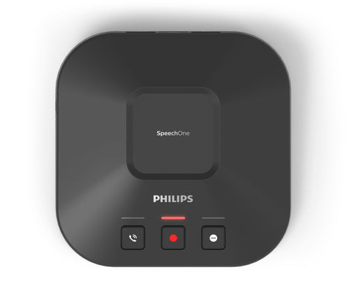 Philips SpeechOne Kabelloses Diktier-Headset, 12 Std. Akkulaufzeit, 70 dB Klarer Klang