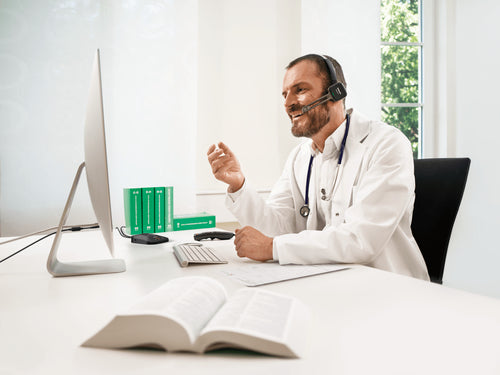 Philips SpeechOne Kabelloses Diktier-Headset, 12 Std. Akkulaufzeit, 70 dB Klarer Klang