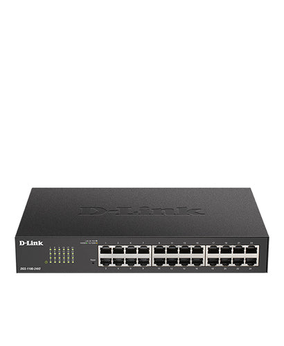 Network Switch D-Link DGS-1100-24V2 24-Port Gigabit Smart Managed Rack Mountable