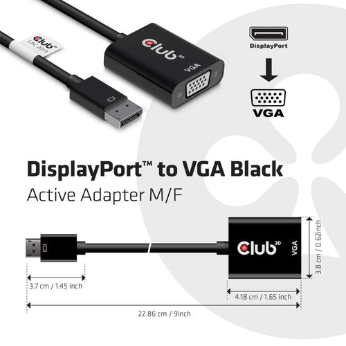 CLUB3D CAC-2013 video cable adapter