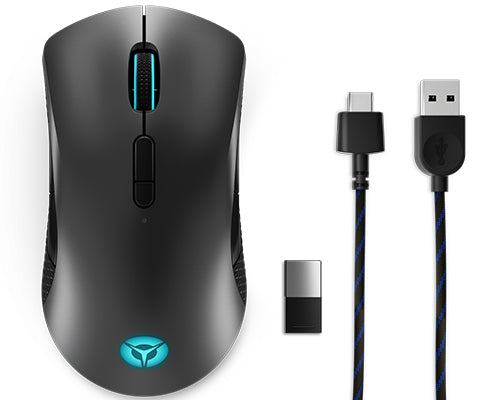 Lenovo Legion M600 Kabellose Gaming-Maus – 16000 DPI, beidhändig, optisch, Schwarz