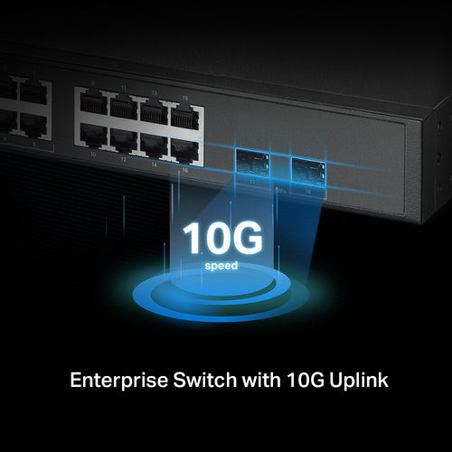 16-Port 2.5G Managed Switch TP-Link Omada PoE 10GE SFP+ Rackmount