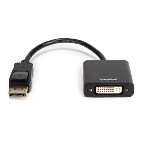 DVI-auf-DisplayPort-Videokabeladapter Stecker Buchse gerade Verbindung