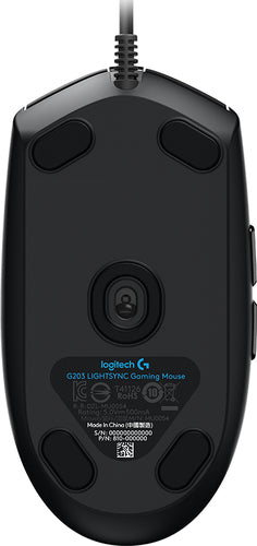 Logitech G203 LIGHTSYNC Gaming-Maus 8000 DPI Beidhändig USB